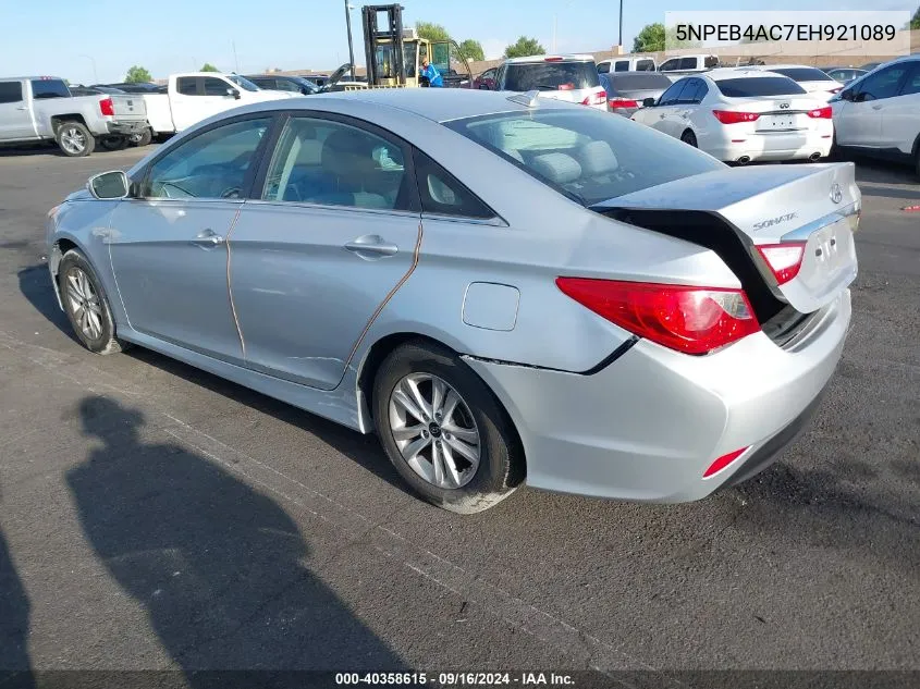 5NPEB4AC7EH921089 2014 Hyundai Sonata Gls