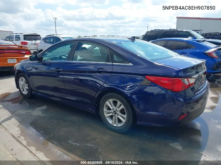 5NPEB4AC8EH907850 2014 Hyundai Sonata Gls