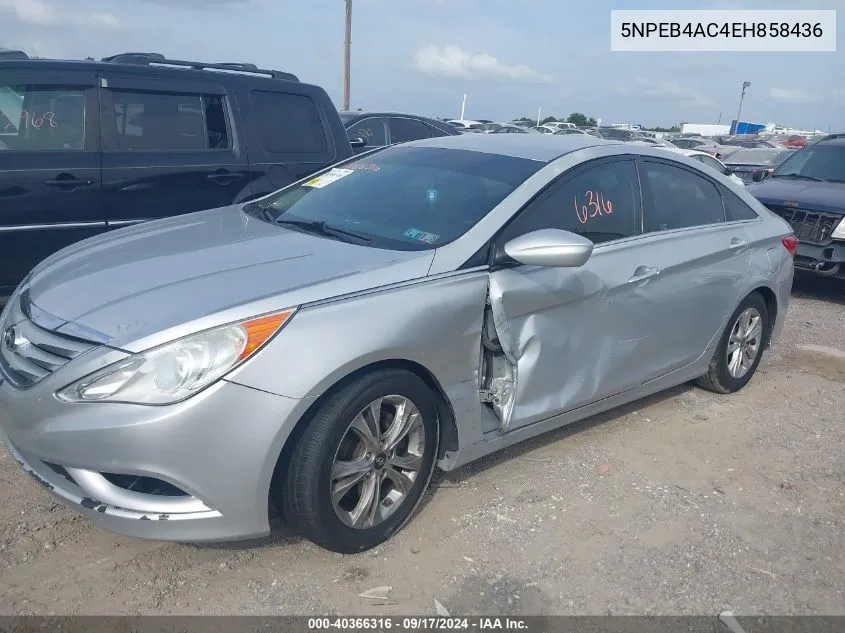 5NPEB4AC4EH858436 2014 Hyundai Sonata Gls