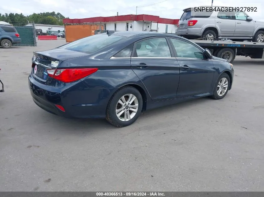 5NPEB4AC3EH927892 2014 Hyundai Sonata Gls