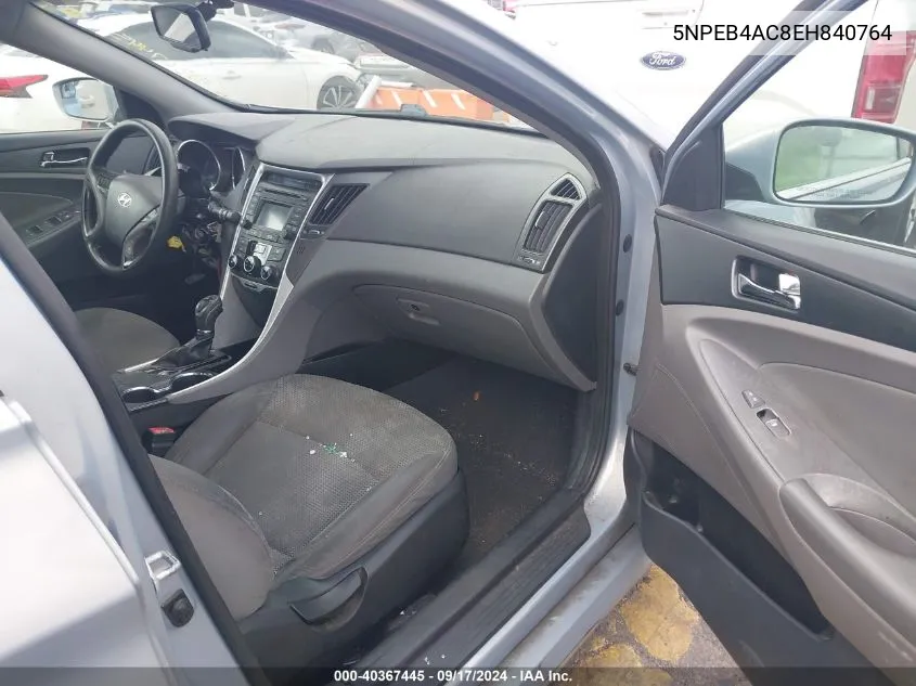 5NPEB4AC8EH840764 2014 Hyundai Sonata Gls