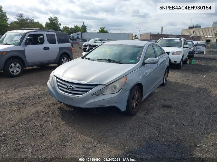 5NPEB4AC4EH930154 2014 Hyundai Sonata Gls