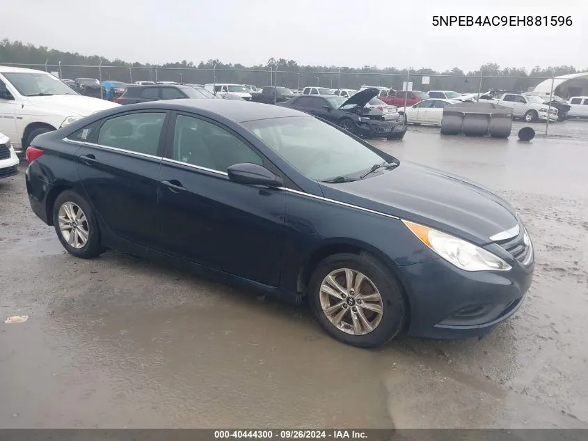 2014 Hyundai Sonata Gls VIN: 5NPEB4AC9EH881596 Lot: 40444300