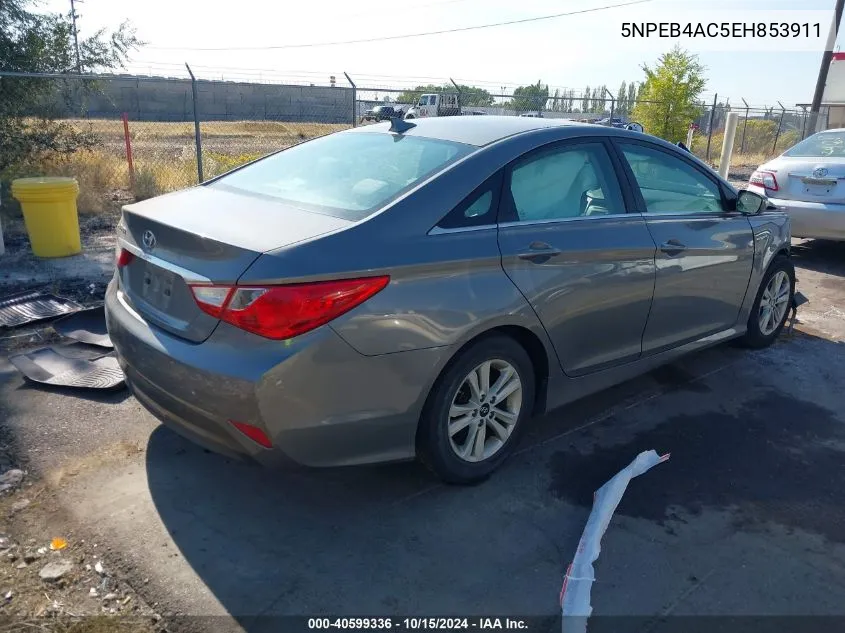 5NPEB4AC5EH853911 2014 Hyundai Sonata Gls