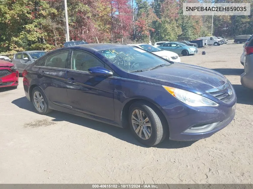 2014 Hyundai Sonata Gls VIN: 5NPEB4AC2EH859035 Lot: 40615102