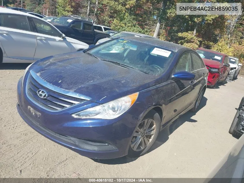 5NPEB4AC2EH859035 2014 Hyundai Sonata Gls