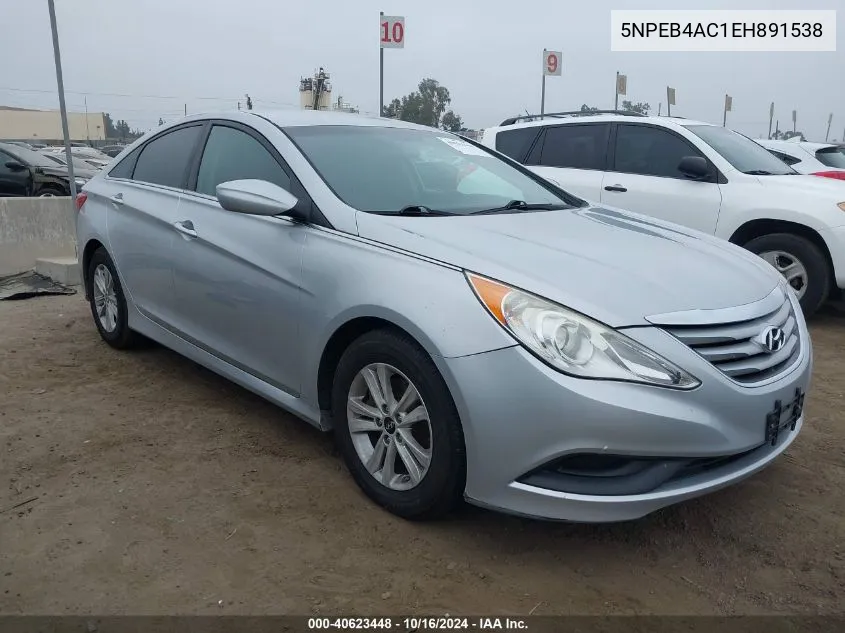 5NPEB4AC1EH891538 2014 Hyundai Sonata Gls