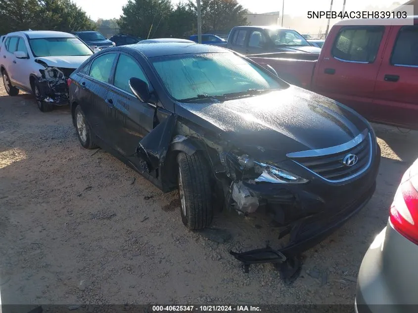 5NPEB4AC3EH839103 2014 Hyundai Sonata Gls