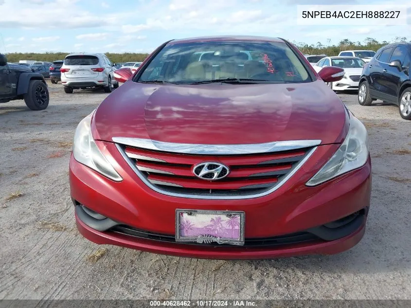 5NPEB4AC2EH888227 2014 Hyundai Sonata Gls