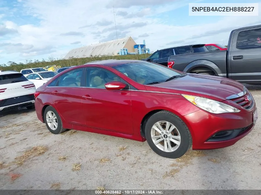 5NPEB4AC2EH888227 2014 Hyundai Sonata Gls