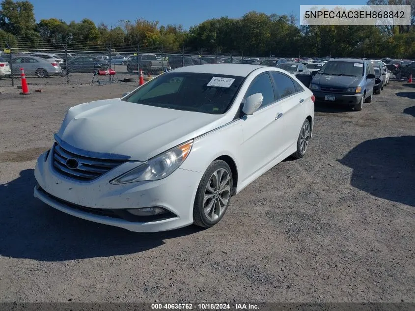 5NPEC4AC3EH868842 2014 Hyundai Sonata Se