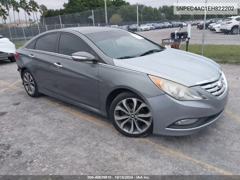 2014 Hyundai Sonata Se VIN: 5NPEC4AC1EH822202 Lot: 40639910