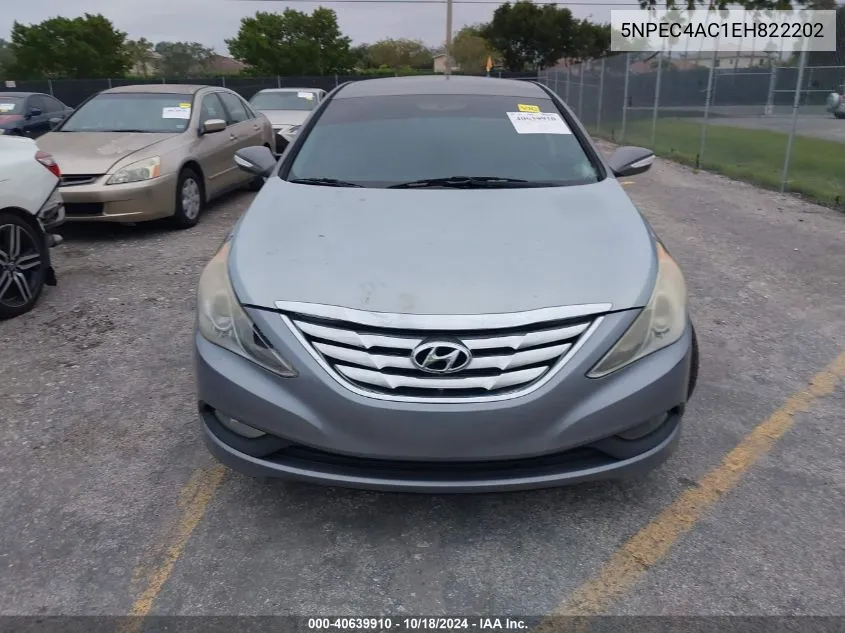 2014 Hyundai Sonata Se VIN: 5NPEC4AC1EH822202 Lot: 40639910