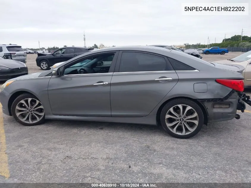 2014 Hyundai Sonata Se VIN: 5NPEC4AC1EH822202 Lot: 40639910