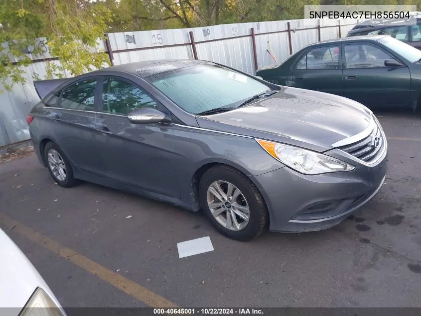 5NPEB4AC7EH856504 2014 Hyundai Sonata Gls