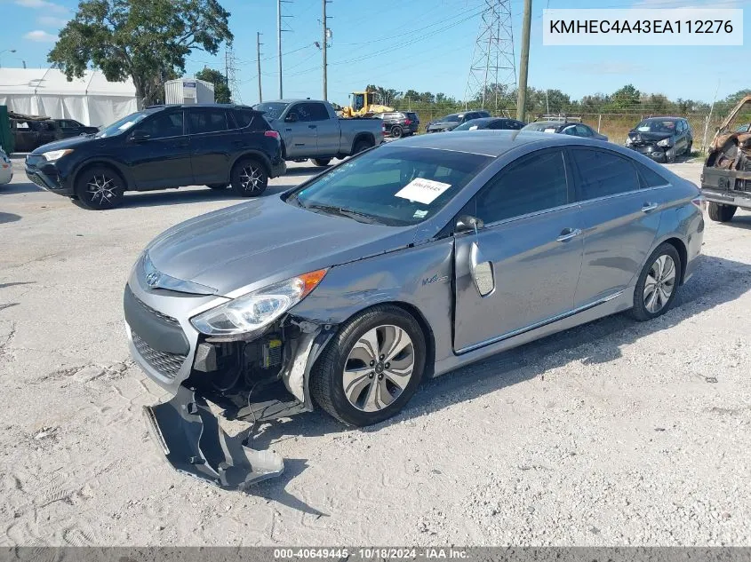 2014 Hyundai Sonata Hybrid Limited VIN: KMHEC4A43EA112276 Lot: 40649445