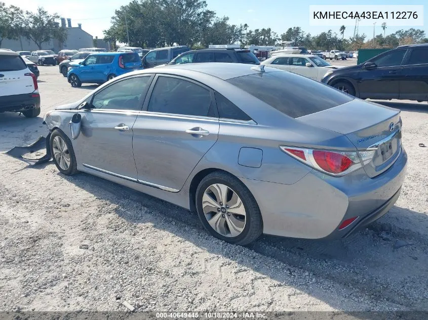 KMHEC4A43EA112276 2014 Hyundai Sonata Hybrid Limited