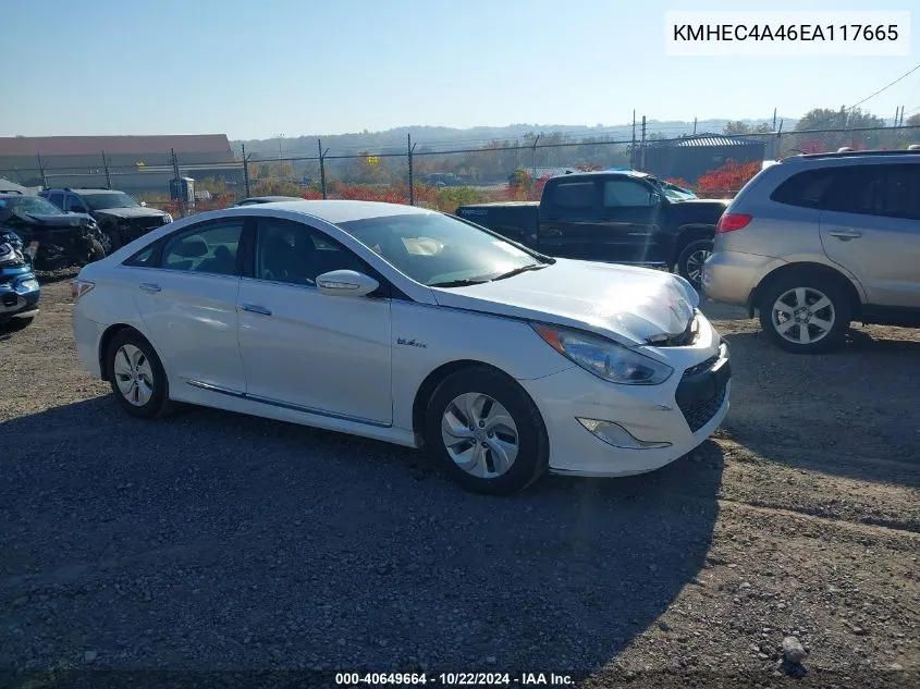 KMHEC4A46EA117665 2014 Hyundai Sonata Hybrid