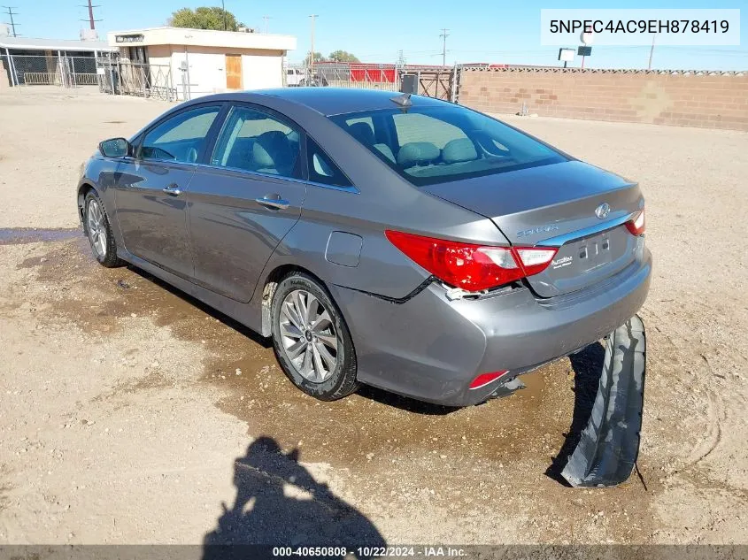 5NPEC4AC9EH878419 2014 Hyundai Sonata Limited