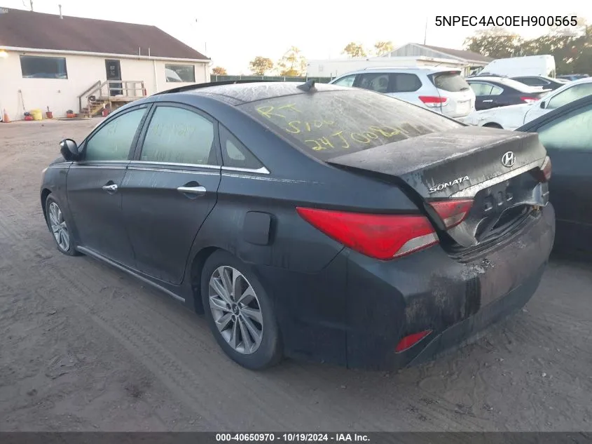 2014 Hyundai Sonata Limited VIN: 5NPEC4AC0EH900565 Lot: 40650970