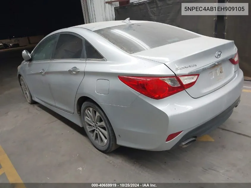 2014 Hyundai Sonata Limited 2.0T VIN: 5NPEC4AB1EH909105 Lot: 40659919