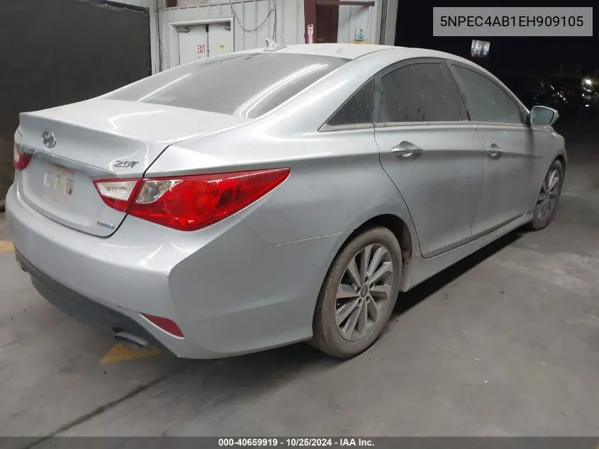 2014 Hyundai Sonata Limited 2.0T VIN: 5NPEC4AB1EH909105 Lot: 40659919