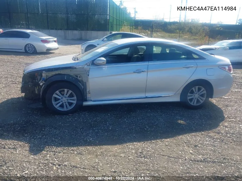 KMHEC4A47EA114984 2014 Hyundai Sonata Hybrid