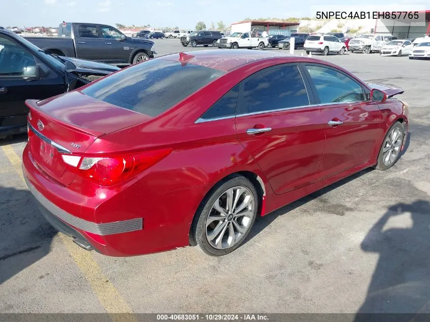 2014 Hyundai Sonata Se 2.0T VIN: 5NPEC4AB1EH857765 Lot: 40683051