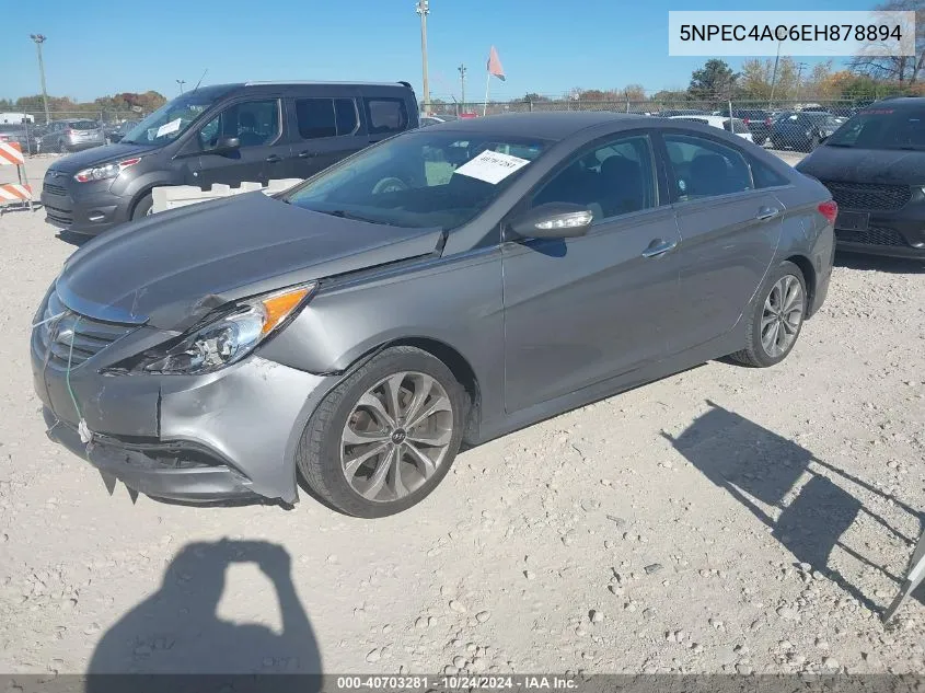 2014 Hyundai Sonata Se VIN: 5NPEC4AC6EH878894 Lot: 40703281