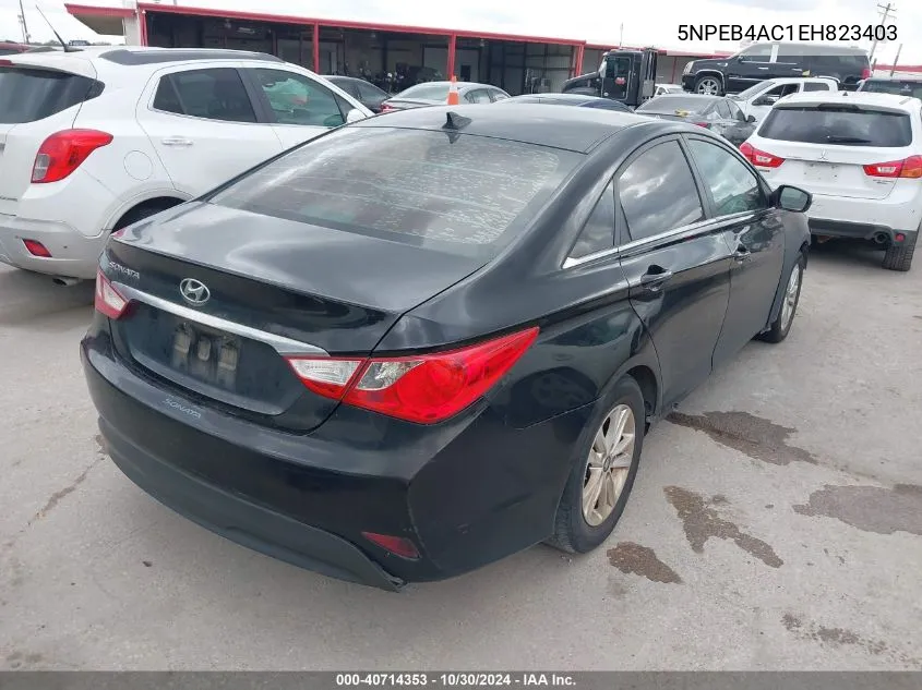 2014 Hyundai Sonata Gls VIN: 5NPEB4AC1EH823403 Lot: 40714353