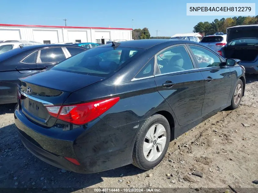 2014 Hyundai Sonata Gls VIN: 5NPEB4AC4EH812279 Lot: 40714448