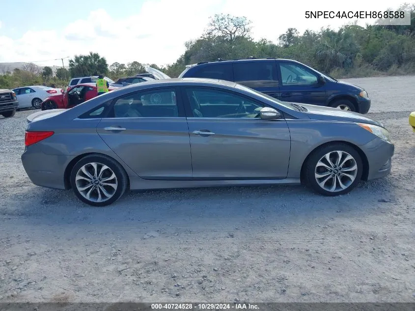 2014 Hyundai Sonata Se VIN: 5NPEC4AC4EH868588 Lot: 40724528