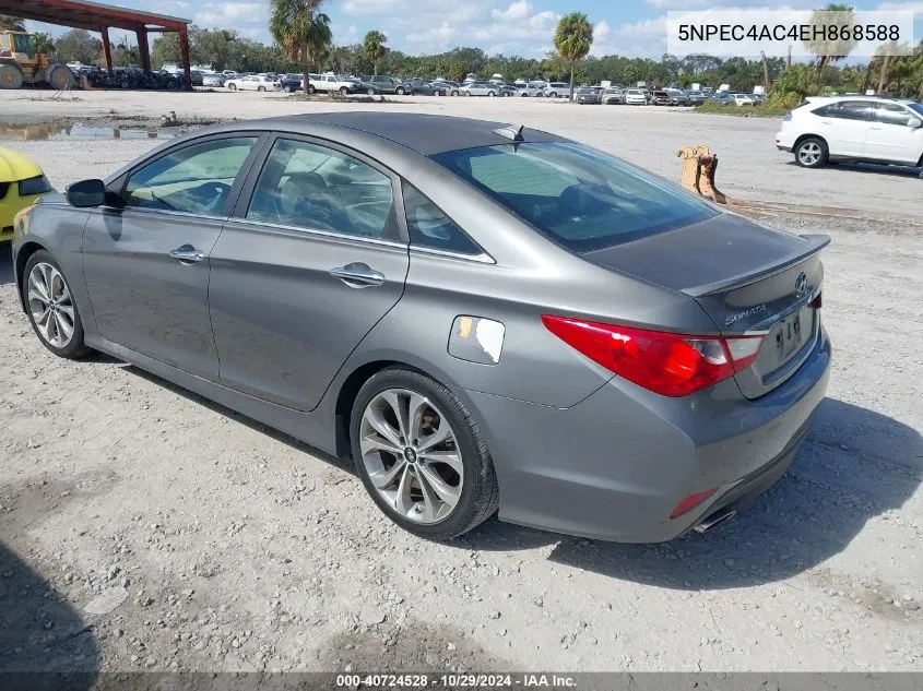 2014 Hyundai Sonata Se VIN: 5NPEC4AC4EH868588 Lot: 40724528