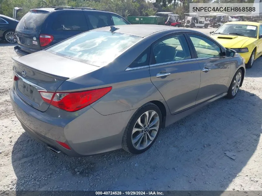 2014 Hyundai Sonata Se VIN: 5NPEC4AC4EH868588 Lot: 40724528