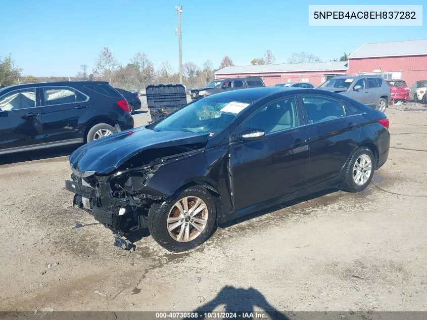 2014 Hyundai Sonata Gls VIN: 5NPEB4AC8EH837282 Lot: 40730558