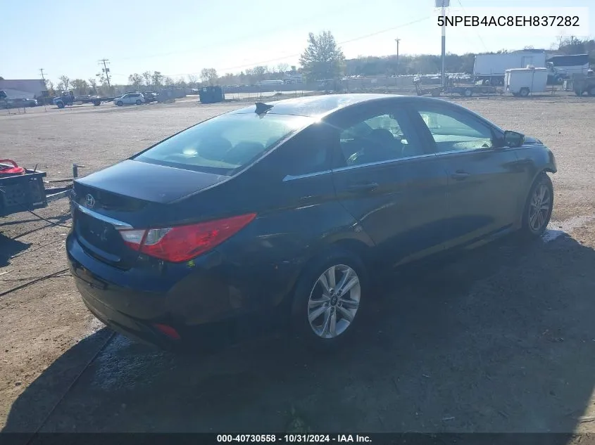 2014 Hyundai Sonata Gls VIN: 5NPEB4AC8EH837282 Lot: 40730558