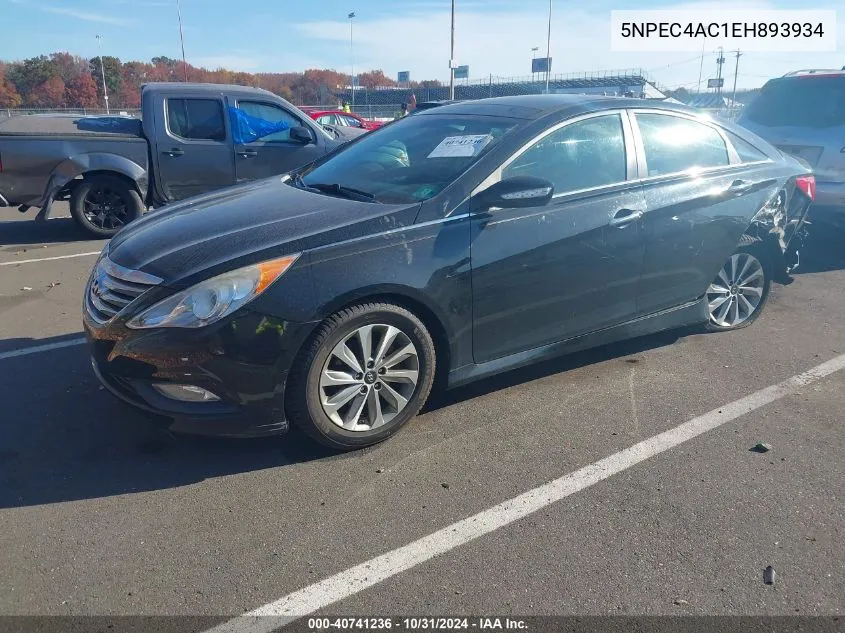 2014 Hyundai Sonata Limited VIN: 5NPEC4AC1EH893934 Lot: 40741236