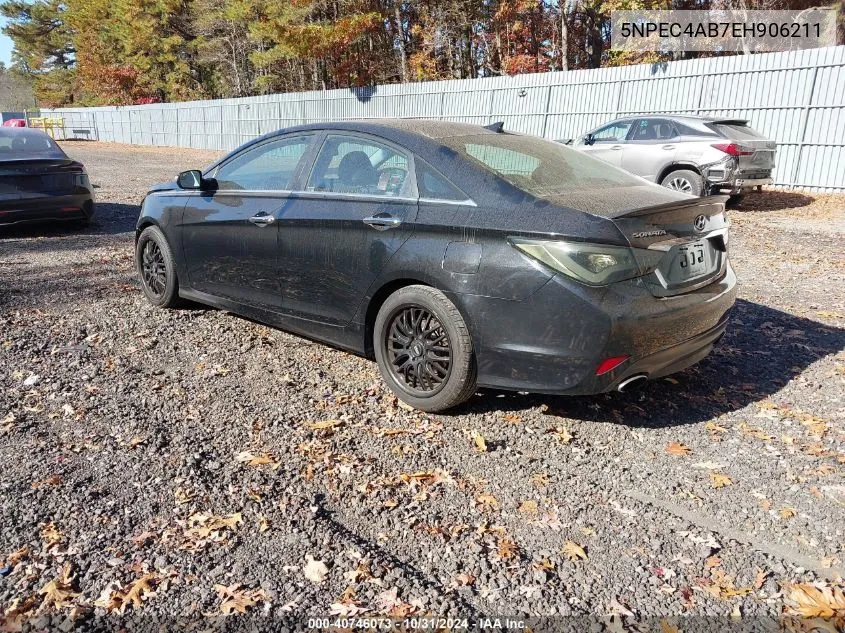 2014 Hyundai Sonata Se 2.0T VIN: 5NPEC4AB7EH906211 Lot: 40746073