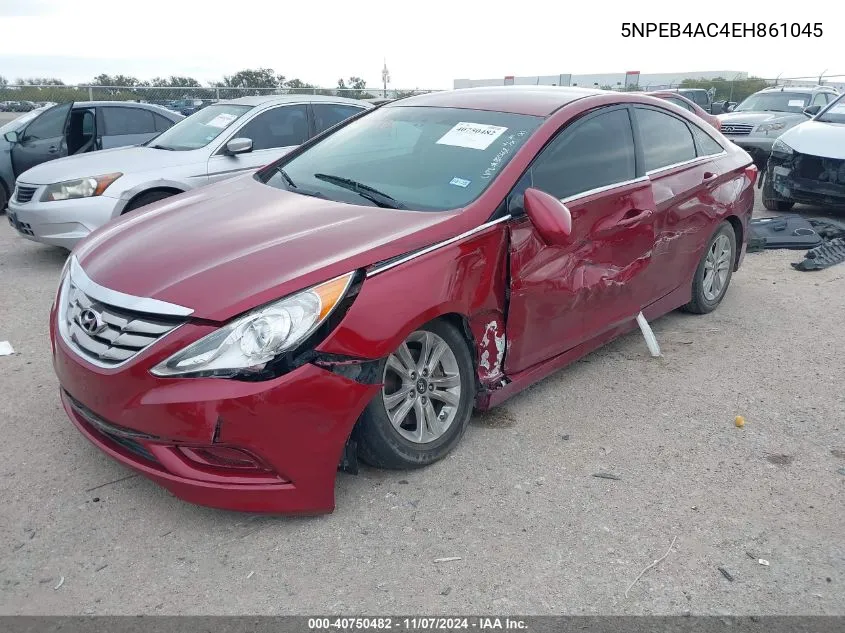 2014 Hyundai Sonata Gls VIN: 5NPEB4AC4EH861045 Lot: 40750482