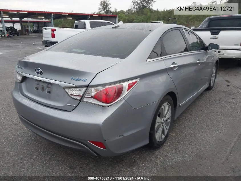 2014 Hyundai Sonata Hybrid Limited VIN: KMHEC4A49EA112721 Lot: 40753218