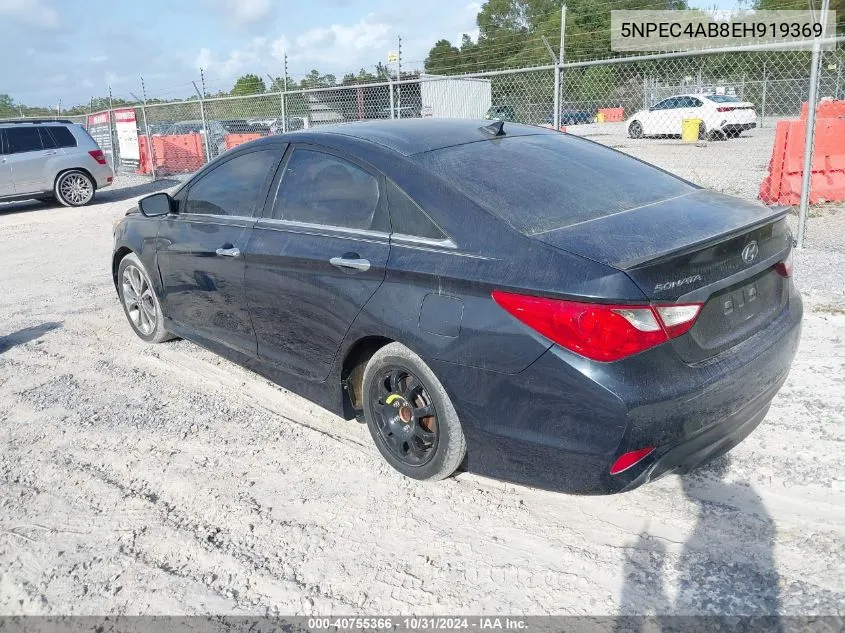 2014 Hyundai Sonata Se 2.0T VIN: 5NPEC4AB8EH919369 Lot: 40755366