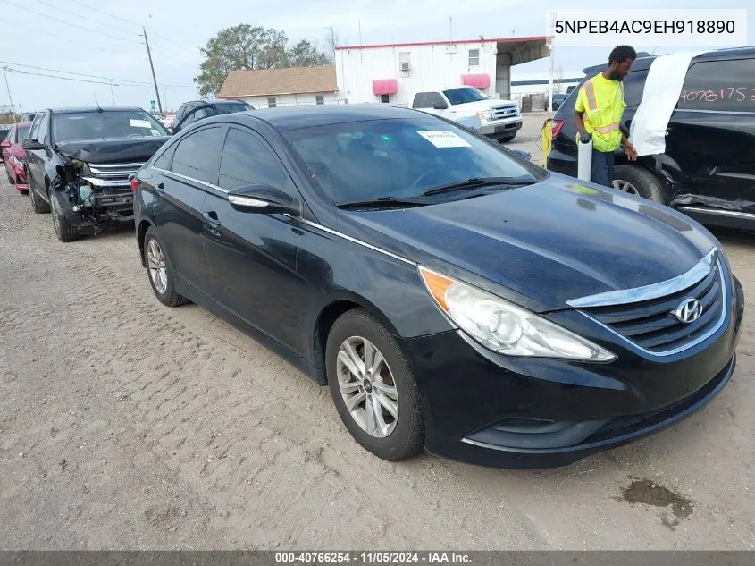 2014 Hyundai Sonata Gls VIN: 5NPEB4AC9EH918890 Lot: 40766254