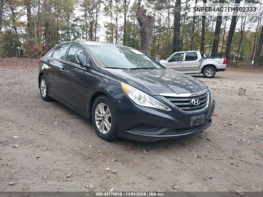 2014 Hyundai Sonata Gls VIN: 5NPEB4AC7EH902333 Lot: 40770016