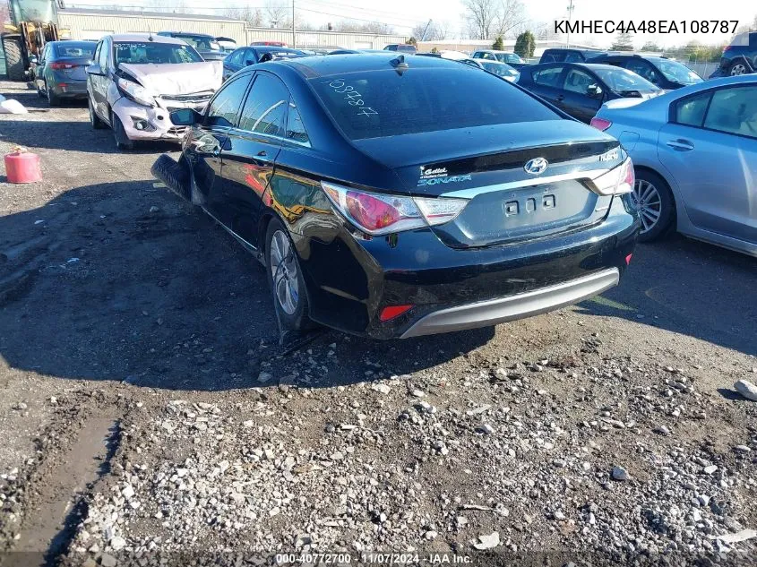 2014 Hyundai Sonata Hybrid Limited VIN: KMHEC4A48EA108787 Lot: 40772700