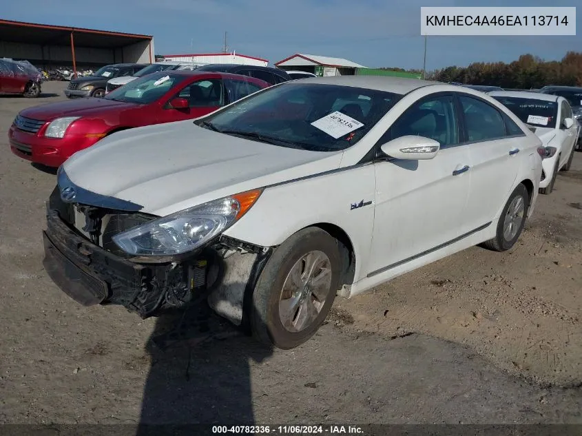 2014 Hyundai Sonata Hybrid VIN: KMHEC4A46EA113714 Lot: 40782336