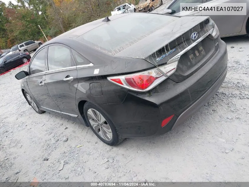 2014 Hyundai Sonata Hybrid Limited VIN: KMHEC4A41EA107027 Lot: 40783694