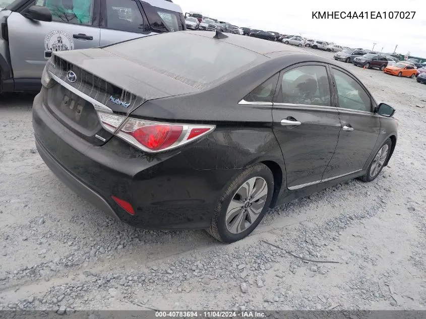 2014 Hyundai Sonata Hybrid Limited VIN: KMHEC4A41EA107027 Lot: 40783694