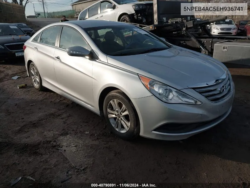 2014 Hyundai Sonata Gls VIN: 5NPEB4AC5EH936741 Lot: 40790891