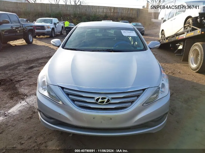 2014 Hyundai Sonata Gls VIN: 5NPEB4AC5EH936741 Lot: 40790891