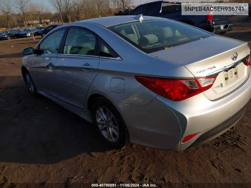 2014 Hyundai Sonata Gls VIN: 5NPEB4AC5EH936741 Lot: 40790891